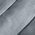 Pościel 220x200 cm gładka z polaru kolor srebrny FLANO