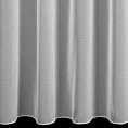 Firana szyta na taśmie 5 cm biała z delikatnej i miękkiej dotyku tkaniny typu MARKIZETA, wykończona obciążnikiem