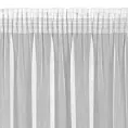 Firana biała o strukturze drobnego deszczyku 350x270 cm taśma NICEA