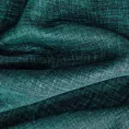 Roleta rzymska turkusowa z tkaniny zaciemniającej typu dimout o naturalnym splocie, z efektem melanżu