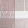Ściereczka kuchenna 50x70 cm bawełniana kolor pudrowy róż zdobiona kratką 200 g/m2 LEAF