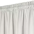 Zasłona jasnoszara z tkaniny welurowej 560x240 cm tunel Dora