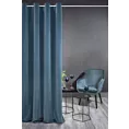 Zasłona ciemnoniebieska z matowego welwetu 140x250 cm przelotka - ADELLE - Diva Line