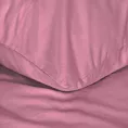 Pościel 180x200 cm bawełniana gładka kolor malinowy NOVA 3