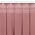 Zasłona różowa z gładkiego i miękkiego welwetu 140x300 cm taśma imitująca flex - MADLEN