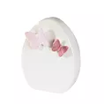 Figurka z dolomitu - jajko wielkanocne z wypukłymi motylkami
