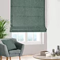 Roleta rzymska miętowa z tkaniny bukla z efektem melanżu