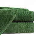 Ręcznik kąpielowy 70x140 cm bawełniany kolor butelkowy zielony z efektowną bordiurą 550 g/m2 IBIZA