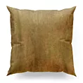 Poszewka szyta oliwkowo miedziana z welwetowej, miękkiej tkaniny, z połyskującym nadrukiem