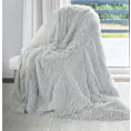 Narzuta LETTIE z miękkiego i przyjemnego w dotyku ekologicznego futerka z długim włosem