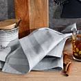 Ściereczka kuchenna 50x70 cm bawełniana kolor srebrny 200 g/m2 OLIVIA