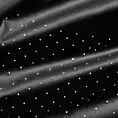 Zasłona welwetowa czarna z kryształkami 140x250 cm przelotka - ARIADNA