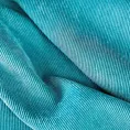 Zasłona turkusowa o strukturze sztruksu 140x250 przelotka JULIE