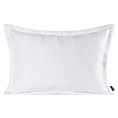 Poszewka na poduszkę 50x70 cm welwetowa, biała pikowana w jodełkę metodą hot press SOFIA Eurofirany Premium