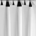Zasłona biała z wodoodpornej tkaniny idealna do ogrodu i na taras 155x240 cm szelki/rzep - GARDEN