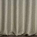 Zasłona szyta na taśmie 5 cm ciemnokremowo beżowa z miękkiej tkaniny z efektem melanżu