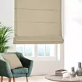 Roleta rzymska beżowa z tkaniny o naturalnym splocie w stylu eko Italissima