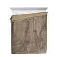 Koc o strukturze miękkiego futra 170x210 cm beżowy TIFANY 1 Design 91