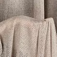 Zasłona beżowa z siateczki 140x270 cm taśma - ALEKSA