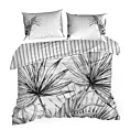 Pościel 160x200 cm bawełniana kolor biały, czarny styl nowoczesny PALOMA Eurofirany Premium