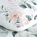 Pościel 220x200 cm bawełniana kolor biały, zielony z motywem kwiatowym JULIET Eurofirany Premium