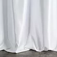 Zasłona szyta na taśmie 5 cm AMAYA biała z jednokolorowej gładkiej tkaniny
