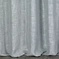 Zasłona szyta na taśmie 8 cm niebiesko srebrna z tkaniny o luźnym splocie, z połyskliwym nadrukiem w stylu glamour Italissima Eva Minge