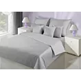 Pościel 160x200 cm bawełniana gładka kolor jasnoszary NOVA 3