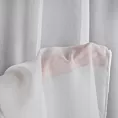 Firana szyta na taśmie 5 cm kremowa półprzezroczysta, matowa, z tkaniny typu batyst o niestandardowej wysokości 340cm, wykończona obciążnikiem