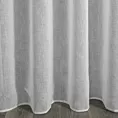Firana srebrna z etaminy o naturalnym splocie przeplatana subtelnie lśniącą nitką 140x250 cm przelotka - ALICJA