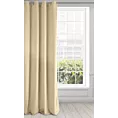 Zasłona welwetowa kremowa gładka 140x250 cm przelotka - PIERRE