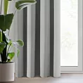 Zasłona szara zaciemniająca gładka półmatowa 135x250 cm przelotka - LOGAN