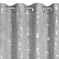 Zasłona srebrna w stylu eko 140x250 cm przelotka - SOLANA