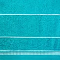 Ręcznik do rąk 30x50 cm bawełniany kolor turkusowy ze stębnowaną bordiurą 500 g/m2 MIRA
