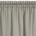 Zasłona beżowa zaciemniająca o strukturalnym wzorze 130x300 cm taśma - CARLO