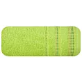 Ręcznik kąpielowy 50x90 cm bawełniany kolor jasnozielony z ozdobnym stębnowaniem 500 g/m2 POLA