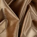 Zasłona szyta na taśmie 5 cm złota z miękkiej półmatowej tkaniny welwetowej