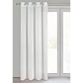 Zasłona biała z moherowej tkaniny 140x250 cm przelotka - AGIS