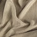 Zasłona szyta na taśmie 5 cm beżowo brązowa z tkaniny o wyraźnym splocie z efektem melanżu