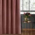 Zasłona welwetowa ciemnoróżowa gładka 140x270 taśma - SIBEL - Pierre Cardin