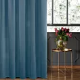Zasłona welwetowa niebieska gładka 140x270 taśma - SIBEL - Pierre Cardin