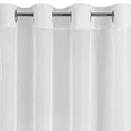 Firana biała o strukturze drobnego deszczyku wzór poziomy 140x250 cm przelotka REBECCA