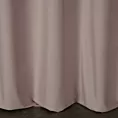 Zasłona szyta na taśmie 5 cm jasnoróżowa z miękkiej półmatowej tkaniny welwetowej