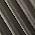 Zasłona grafitowa z ekskluzywnego aksamitnego welwetu 290 g/m2 140x270 cm taśma - RIA - Diva Line