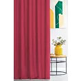 Zasłona szyta na taśmie 5 cm ADESSA amarantowa z miękkiej tkaniny o welurowej strukturze