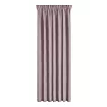 Zasłona wrzosowa z tkaniny welurowej 320x280 cm taśma - Dora