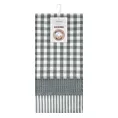 Komplet ściereczek kuchennych  3szt 50x75 cm bawełniany kolor biały,srebrny 200 g/m2  LUCY