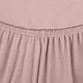 Prześcieradło jersey z gumką 220x200 cm z bawełny kolor pudrowy róż 140 g/m2