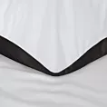 Pościel 140x200 cm bawełniana kolor biały, czarny dwustronna NOVA 3