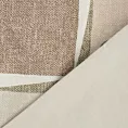 Pościel 220x200 cm bawełniana kolor beżowy, brązowy z wzorem geometrycznym SPRING 36